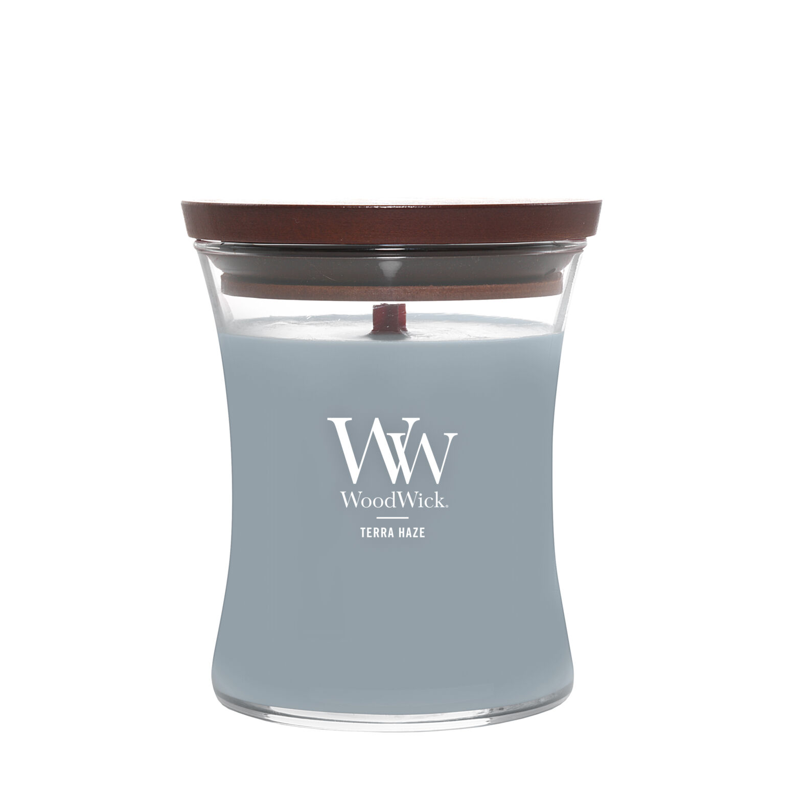 Vela Medium Core Terra Haze WoodWick 275 gr | Aroma Petrichor de Lluvia y Tierra