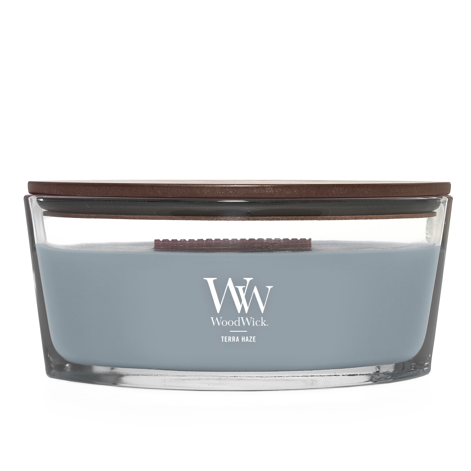 Vela Elipse Terra Haze WoodWick 453 gr | Aroma Petrichor de Lluvia y Tierra