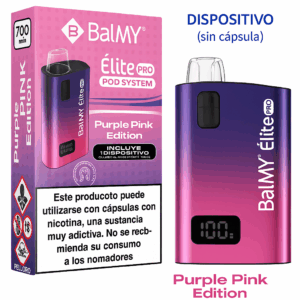 Pod Desechable BALMY Elite Pro Purple Pink Edition | Dispositivo Sin Cápsula