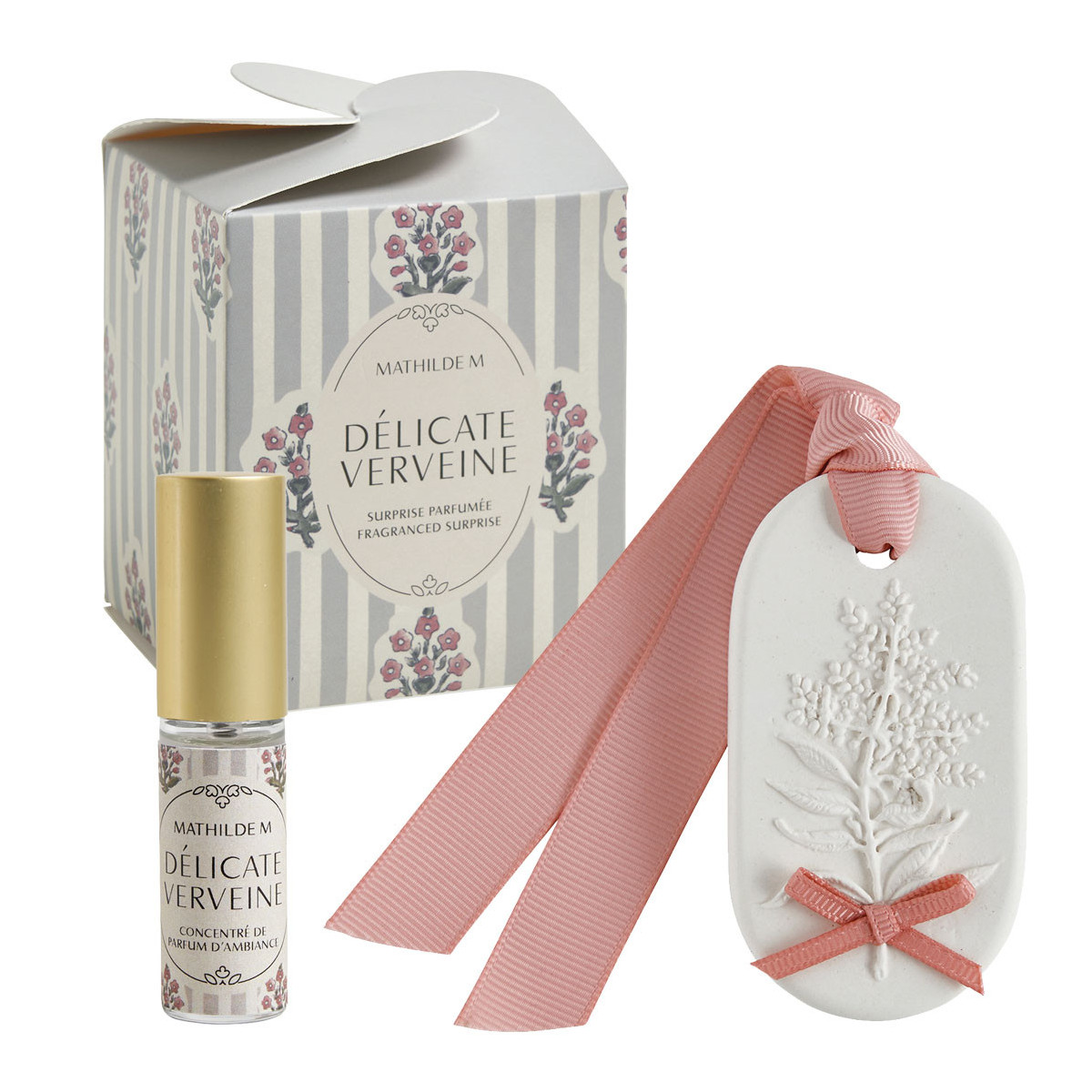 Cajita Regalo Cerámica + Spray Mathilde Delicate Verveine