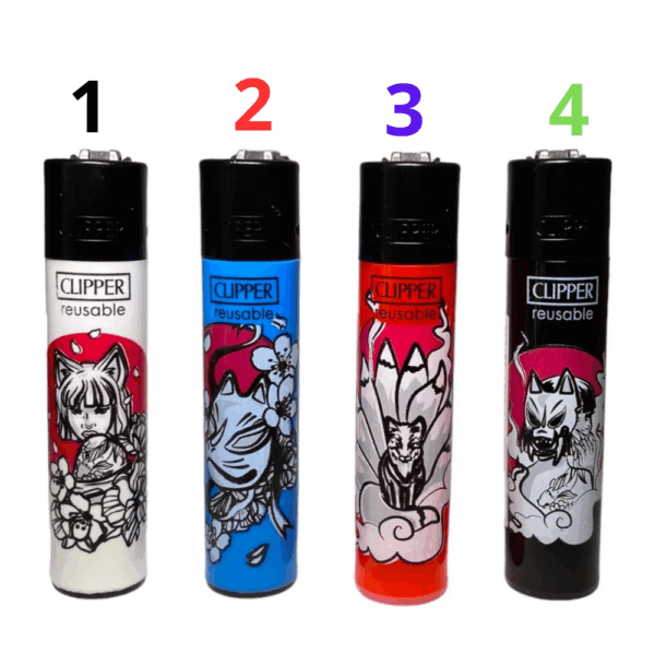 Encendedor Recargable CLIPPER Kitsune