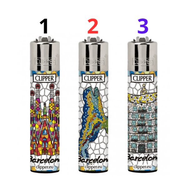 Encendedor Recargable CLIPPER Gaudí Barcelona