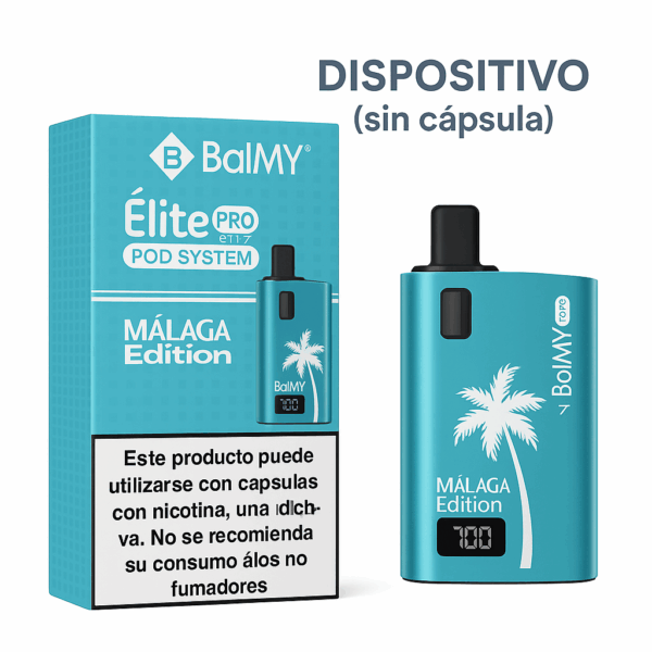 Pod Desechable BALMY Elite Pro MÁLAGA Edition | Dispositivo Sin Cápsula
