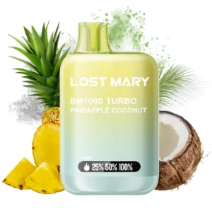 Pod Desechable Lost Mary BM1000 Turbo Pineapple Coconut 20mg