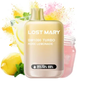 Pod Desechable Lost Mary BM1000 Turbo Rose Lemonade 20mg