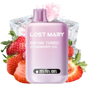 Pod Desechable Lost Mary BM1000 Turbo Strawberry Ice 20mg