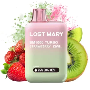 Pod Desechable Lost Mary BM1000 Turbo Strawberry Kiwi 20mg