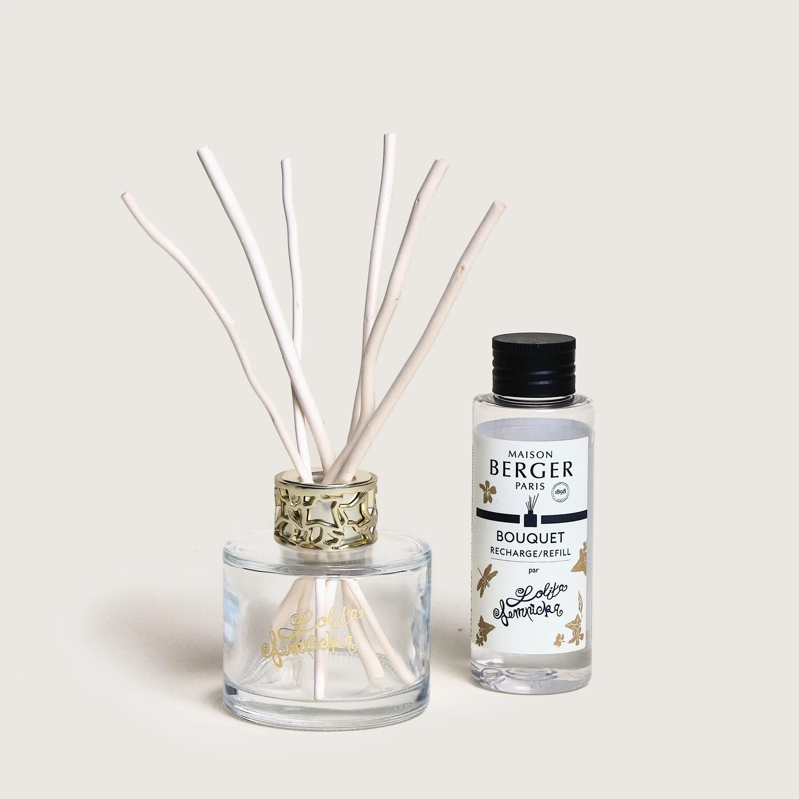 Duo Mini Mikado + Spray Maison Berger Lolita Lempicka Transparente