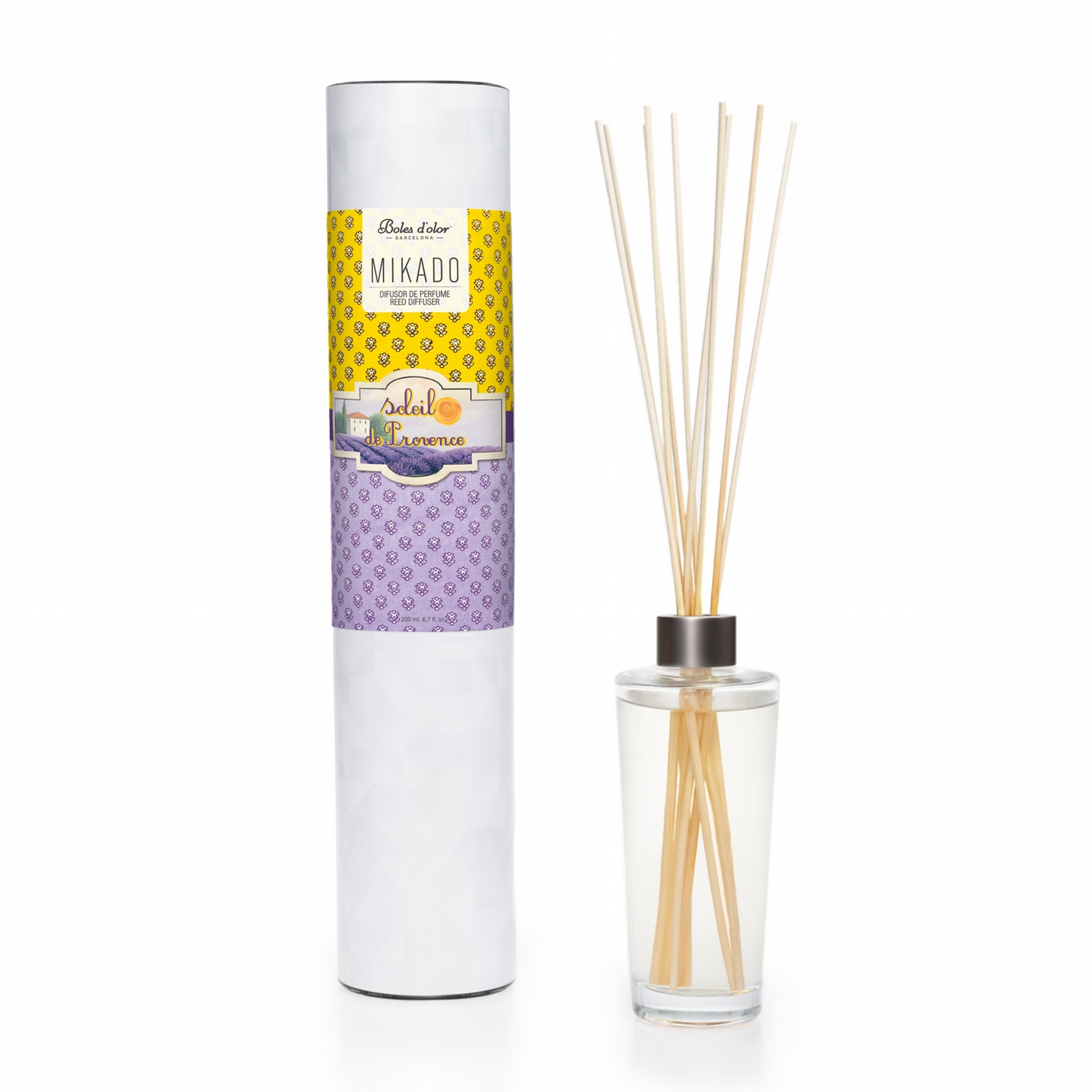 Mikado Ambients Boles d’Olor Soleil de Provence 200 ml Aroma Floral y Mediterráneo