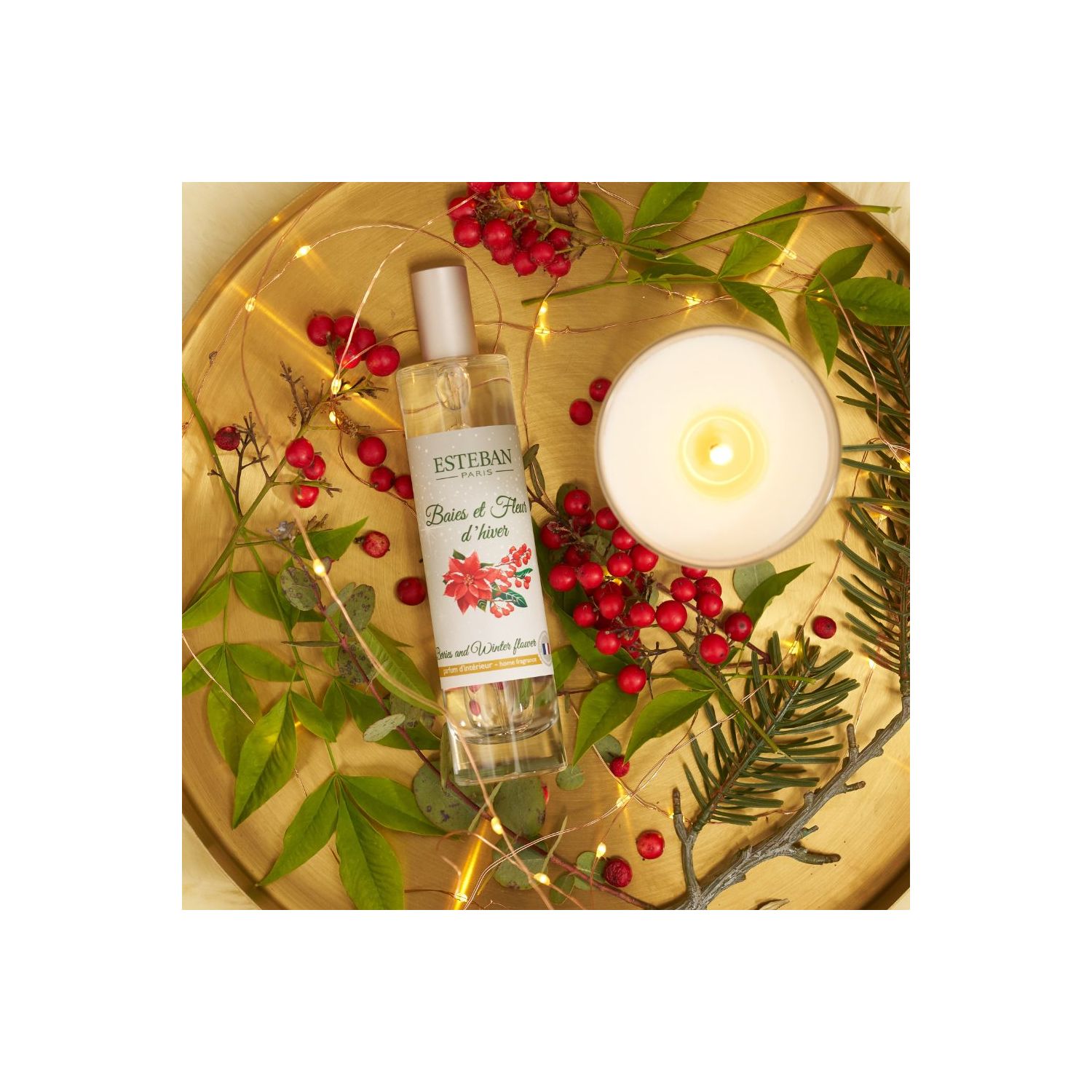 Spray Difusor ESTEBAN PARIS Baies et Fleur d´Hiver 75ml
