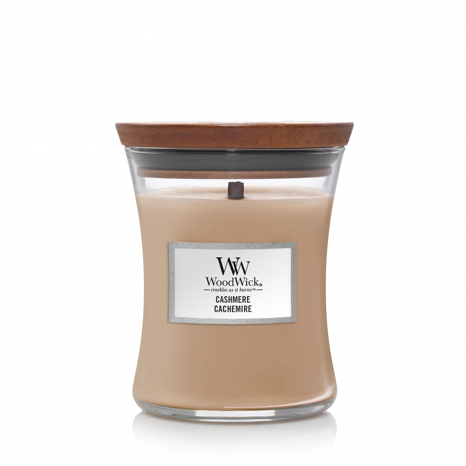Vela Medium Core Cashmere WoodWick 275g