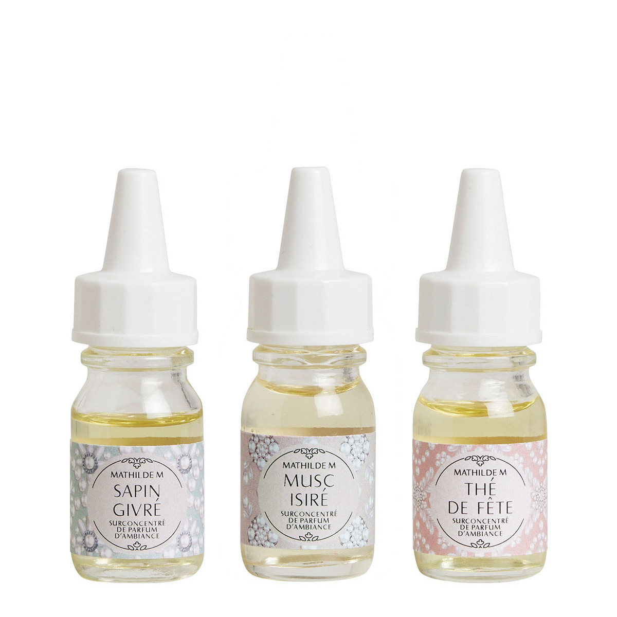 Pack de 3 Recargas Difusor Mathilde Fête Nacrée 10 ml