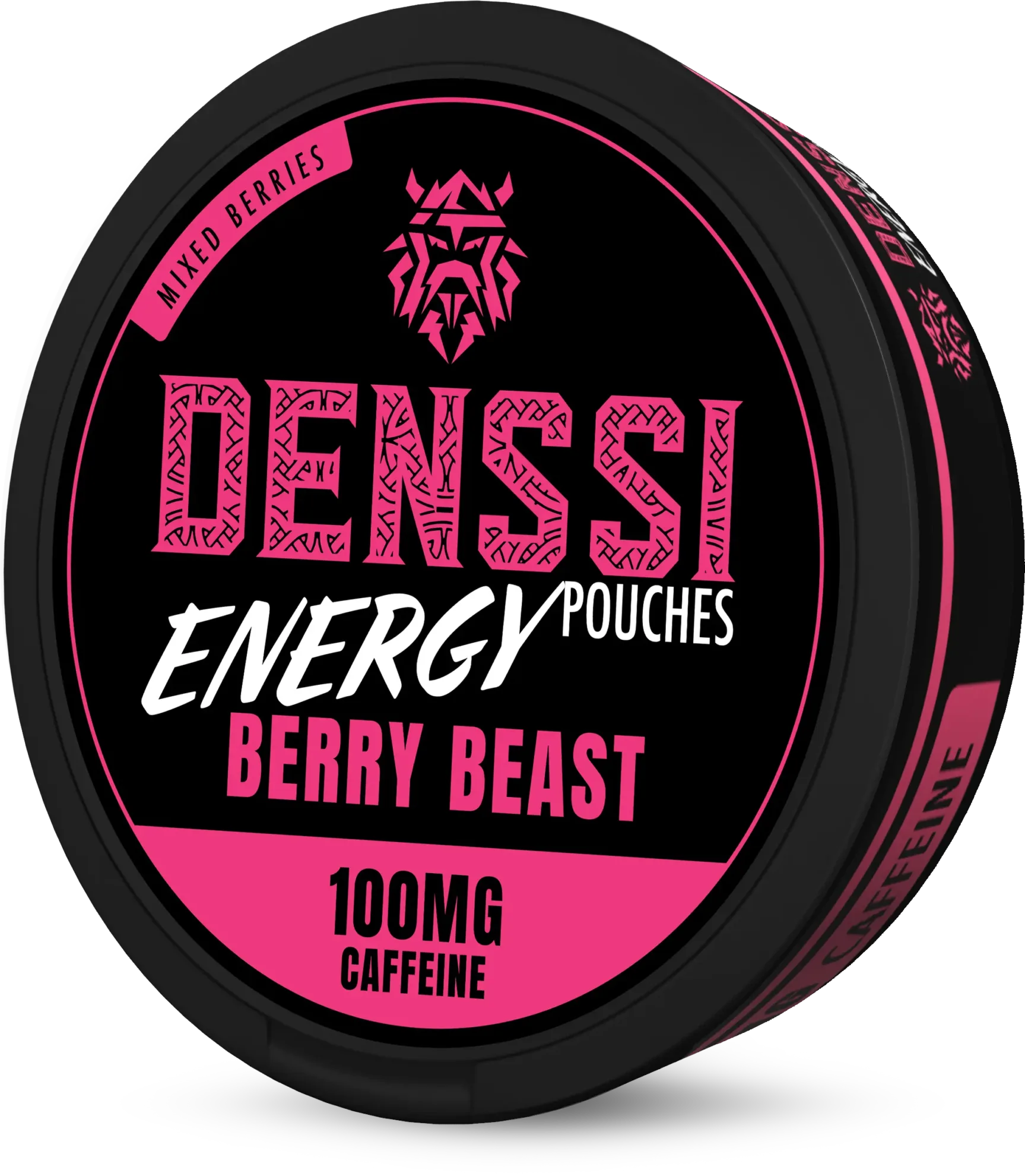 Bolsitas de Cafeína DENSSI Berry Beast 100mg Sin Nicotina ni Tabaco