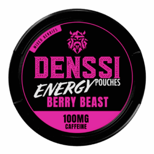 Bolsitas de Cafeína DENSSI Berry Beast 100mg Sin Nicotina ni Tabaco
