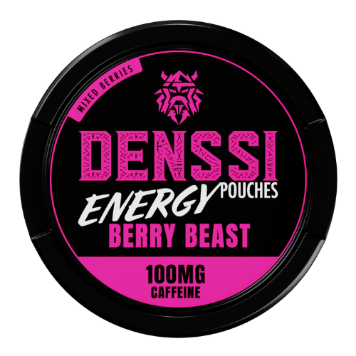 Bolsitas de Cafeína DENSSI Berry Beast 100mg Sin Nicotina ni Tabaco