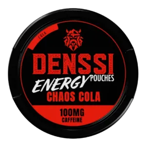 Bolsitas de Cafeína DENSSI Chaos Cola 100mg Sin Nicotina ni Tabaco