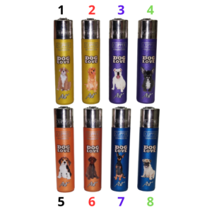 Mechero Clipper Art Dog Love 8 Modelos