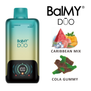 Pod Desechable BalMY DUO Caribbean Mix & Cola Gummy 40K Puffs Recargable