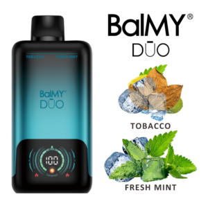 Pod Desechable BalMY DUO Tobacco & Fresh Mint 40K Puffs Recargable