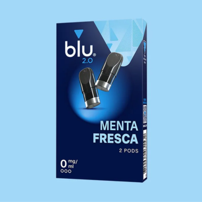 Recambios Blu 2.0 Menta Fresca 0mg/ml 2 Pods Hasta 2600 Caladas