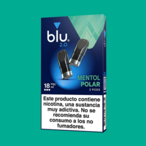 Recambios Blu 2.0 Mentol Polar 18mg/ml 2 Pods Hasta 2600 Caladas