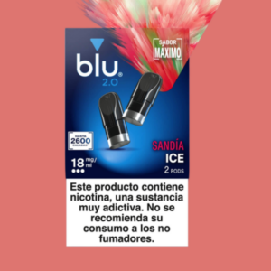 Recambios Blu 2.0 Sandia Ice 18mg/ml 2 Pods Hasta 2600 Caladas