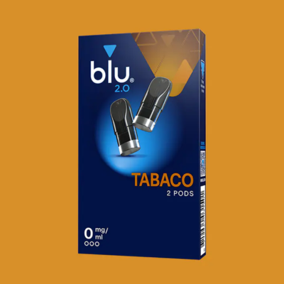 Recambios Blu 2.0 Tabaco 0mg/ml 2 Pods Hasta 2600 Caladas