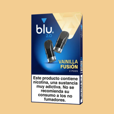 Recambios Blu 2.0 Vainilla Fusion 18mg/ml 2 Pods Hasta 2600 Caladas