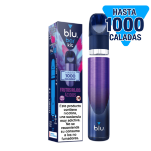 Blu Bar Kit Frutos Rojos Ácidos Hasta 1000 Puf Pod Recargable