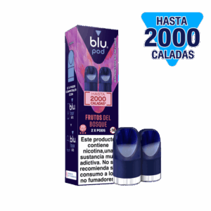 Blu Kit Pods Frutos del Bosque 2 Pods Compatibles Blu Bar y Blu Box Hasta 2000 Caladas
