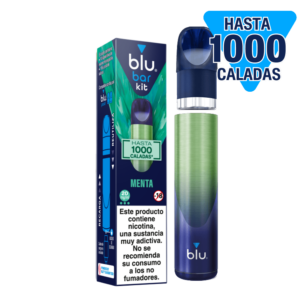 Blu Bar Kit Menta Hasta 1000 Puf Pod Recargable