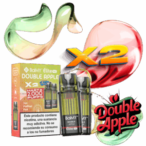 Pack de 2 Recargas Para Pod Desechable BALMY Elite Pro Watermelon Zero