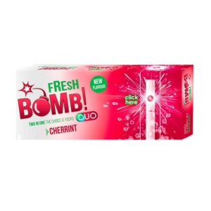 Tubos FRESH BOMB! Cherrymint con Cápsula de Sabor Cereza Mentolada 100 Tubos
